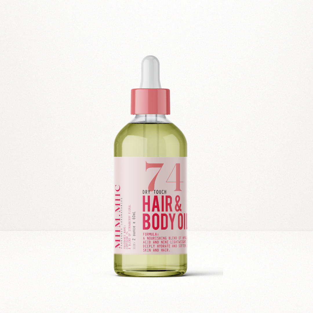 No 74 STRAWBERRY FLORAL Hair & Body Oil – MIIM.MIIC