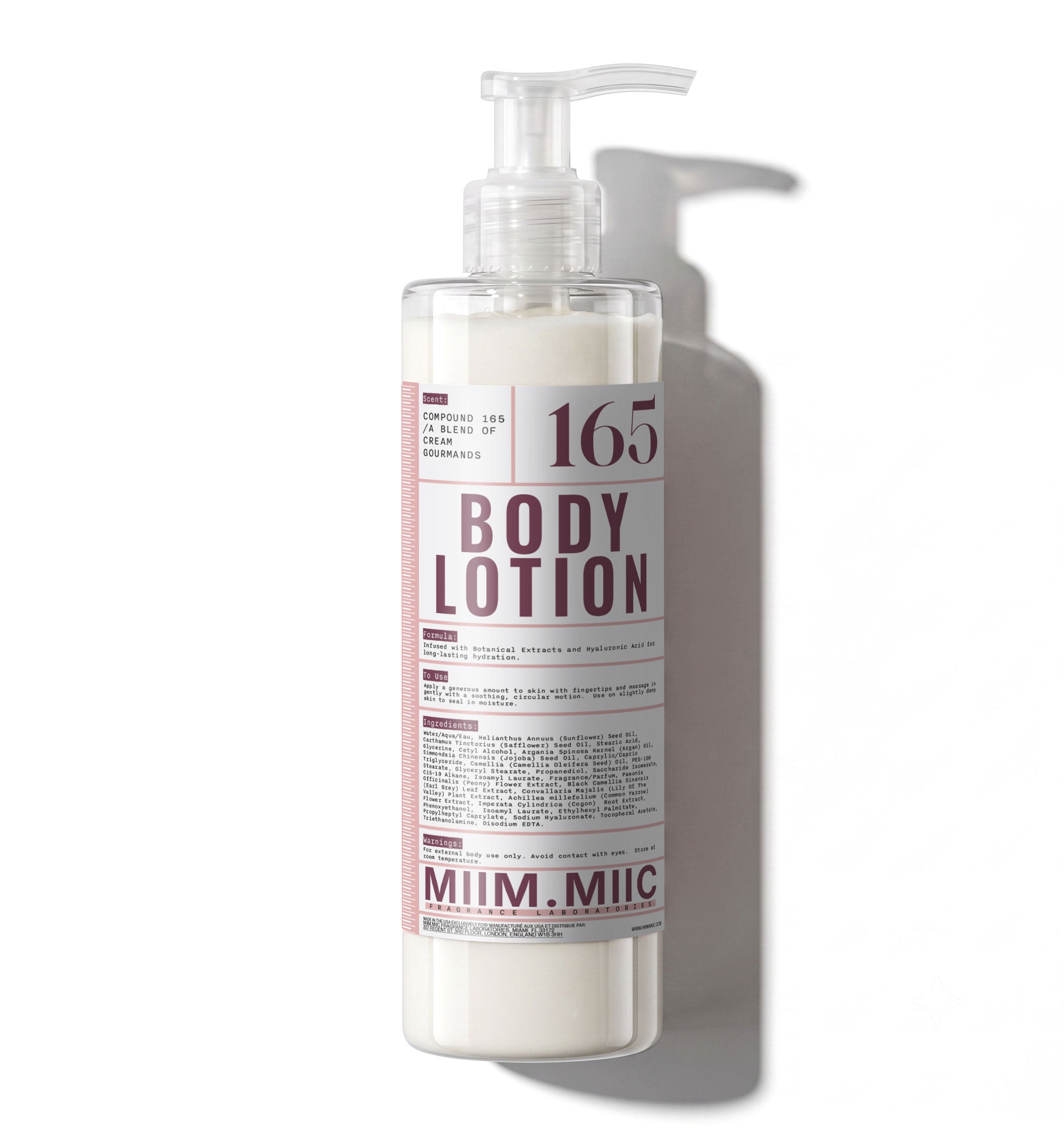 No 165 CREAM GOURMAND Moisture Lock Body Lotion – MIIM.MIIC