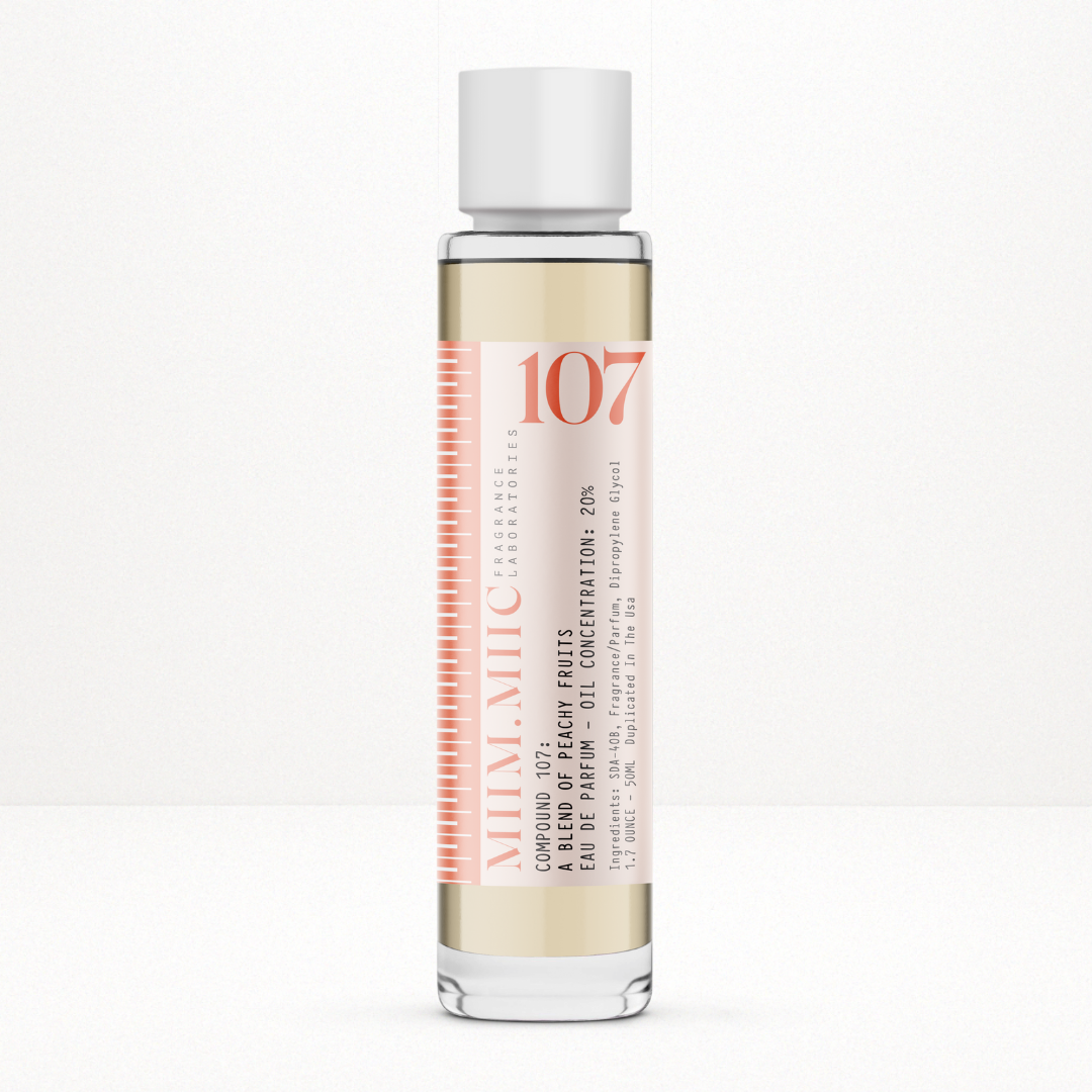 No 107: PEACHY FRUITS Eau De Parfum