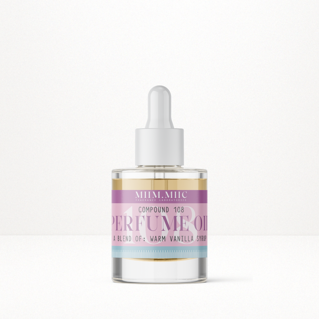 No 108 WARM VANILLA SYRUP Perfume Oil – MIIM.MIIC