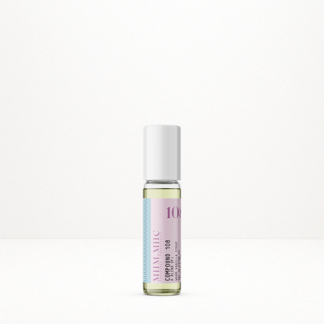 No 108 Warm Vanilla Syrup Roll-On Perfume – MIIM.MIIC No 108 Warm Vanilla Syrup Roll-On Perfume – MIIM.MIIC