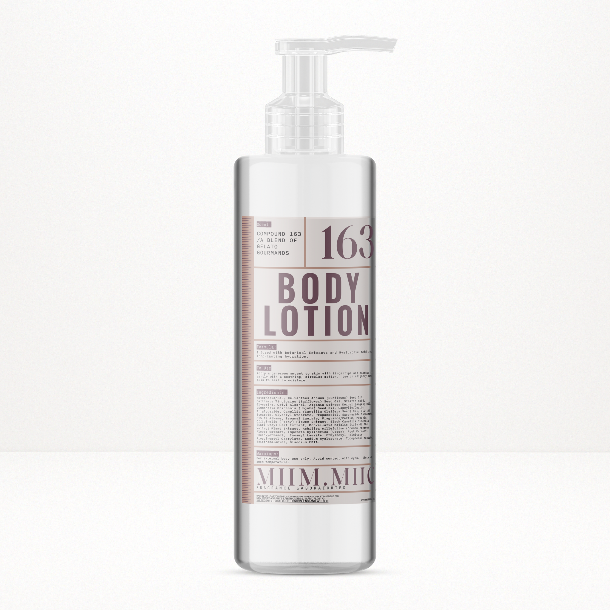 No 163 GELATO GOURMAND Moisture Lock Body Lotion – MIIM.MIIC