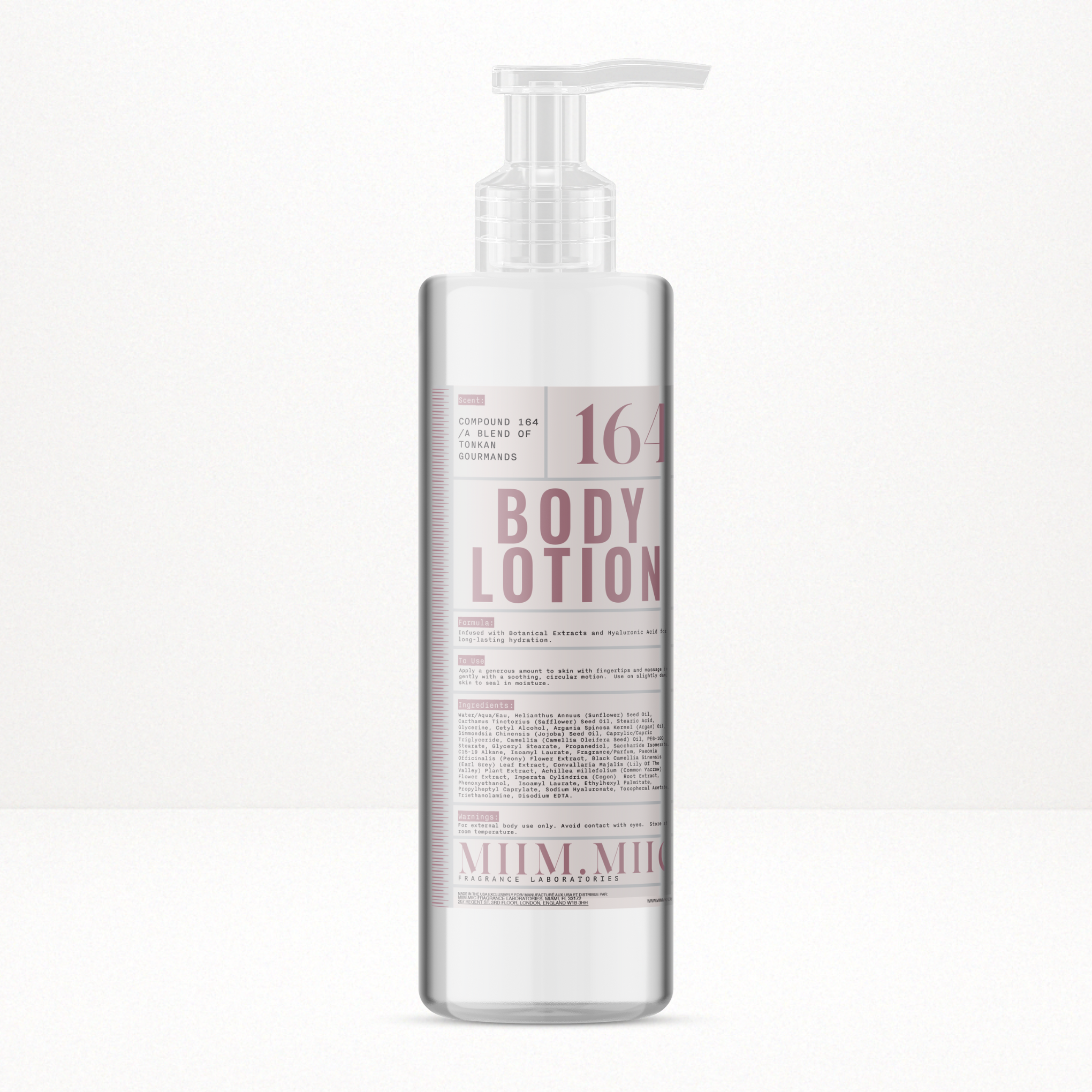 No 164 TONKAN GOURMAND Moisture Lock Body Lotion – MIIM.MIIC