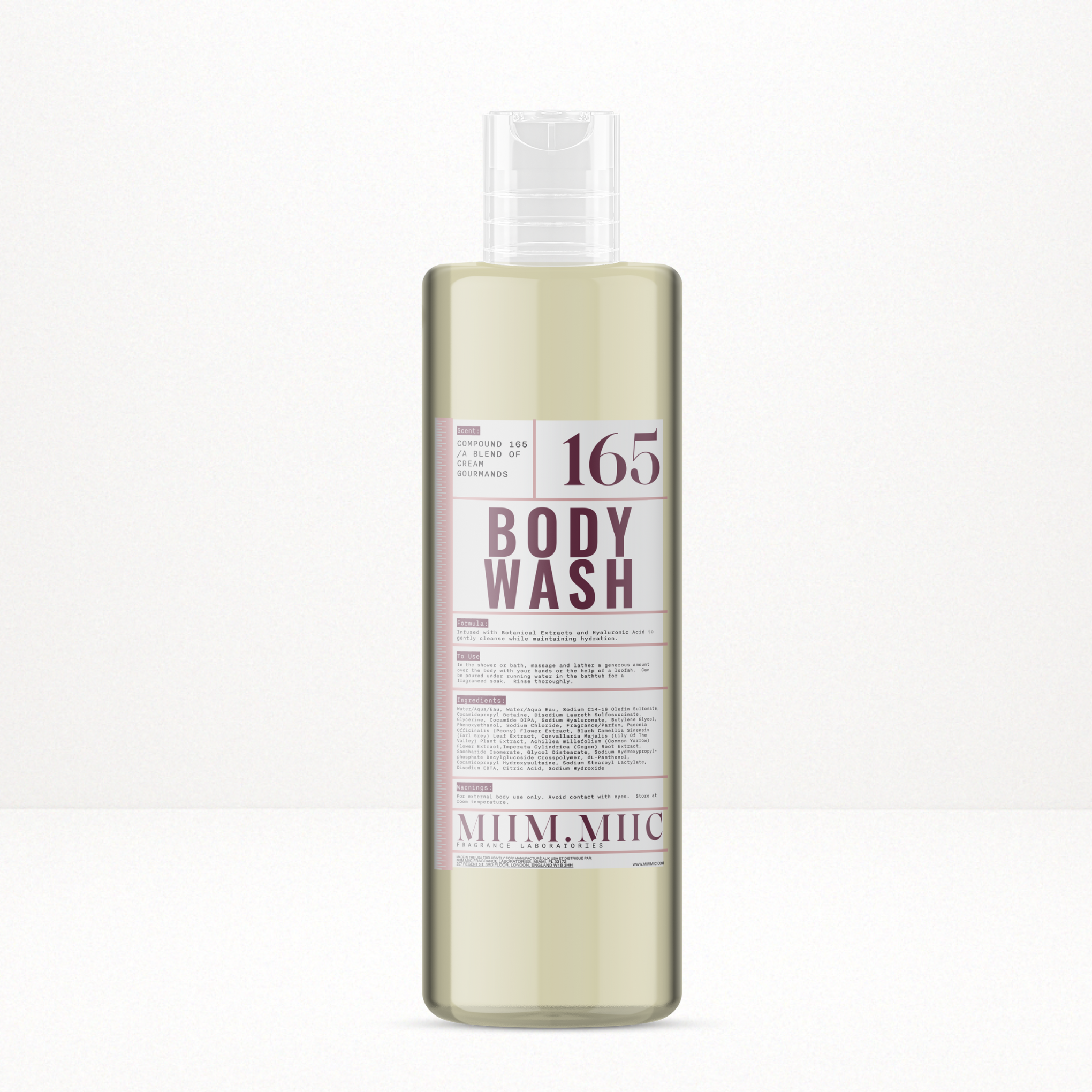No 165 CREAM GOURMAND Deep Hydrating Body Wash – MIIM.MIIC