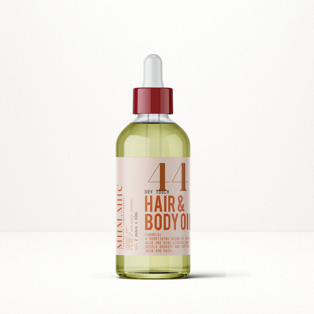 No 44 WARM GINGER GOURMAND Dry-Touch Hair & Body Oil – MIIM.MIIC