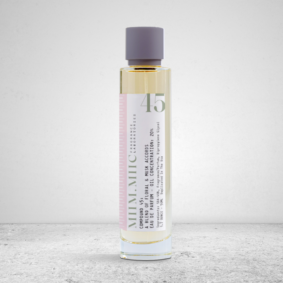 No 45: FLORAL & MUSK ACCORDS Eau De Parfume