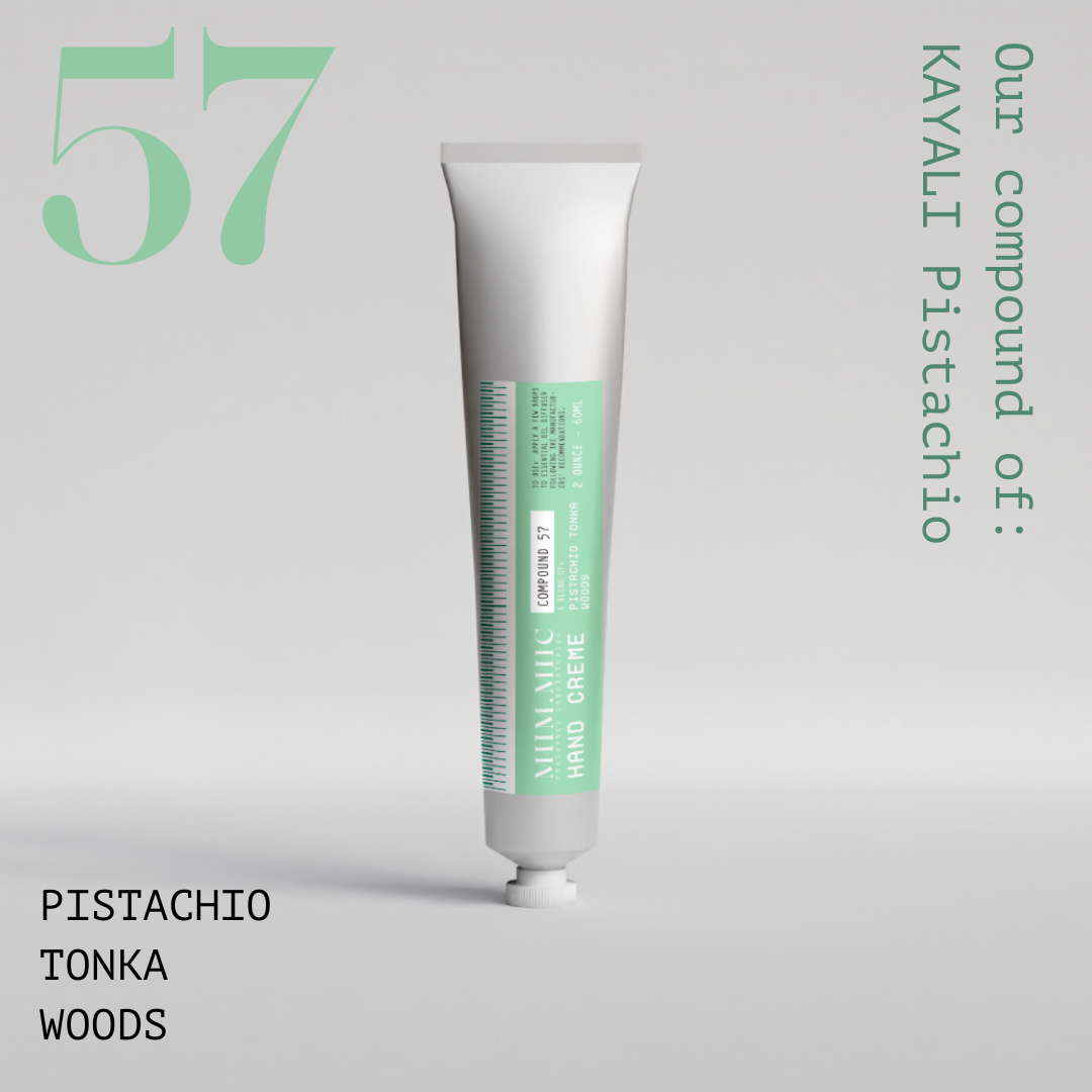 No 57 PISTACHIO TONKA WOODS Hand Creme