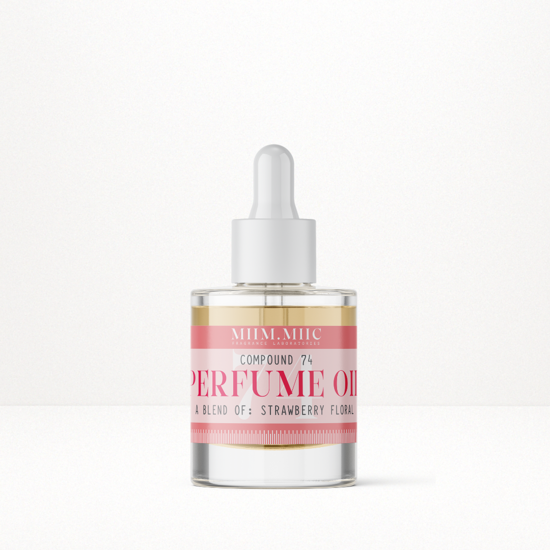 No 74 STRAWBERRY FLORAL Perfume Oil – MIIM.MIIC No 74 STRAWBERRY FLORAL Perfume Oil – MIIM.MIIC