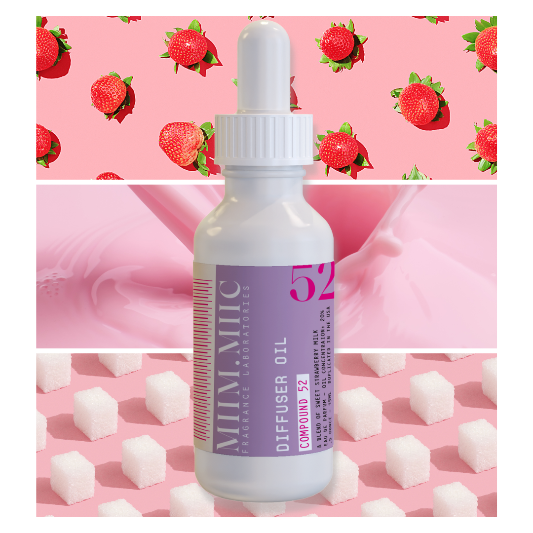 No 52 Sweet Strawberry Milk Diffuser Oil - MIIM.MIIC