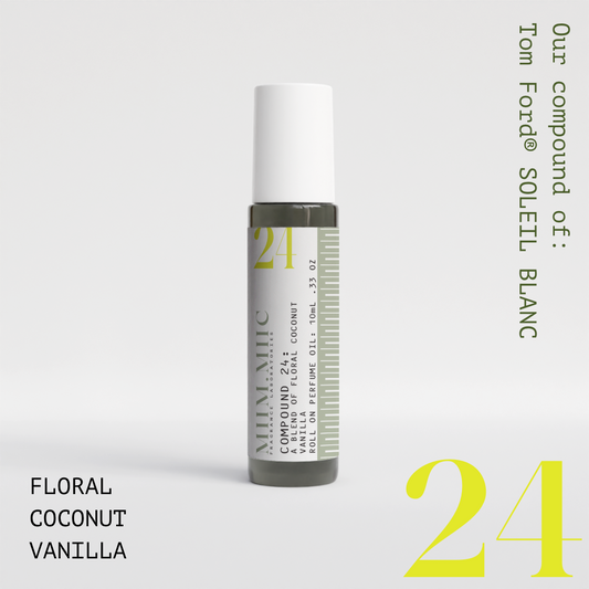 No 24 FLORAL COCONUT VANILLA Roll-On Perfume - MIIM.MIIC
