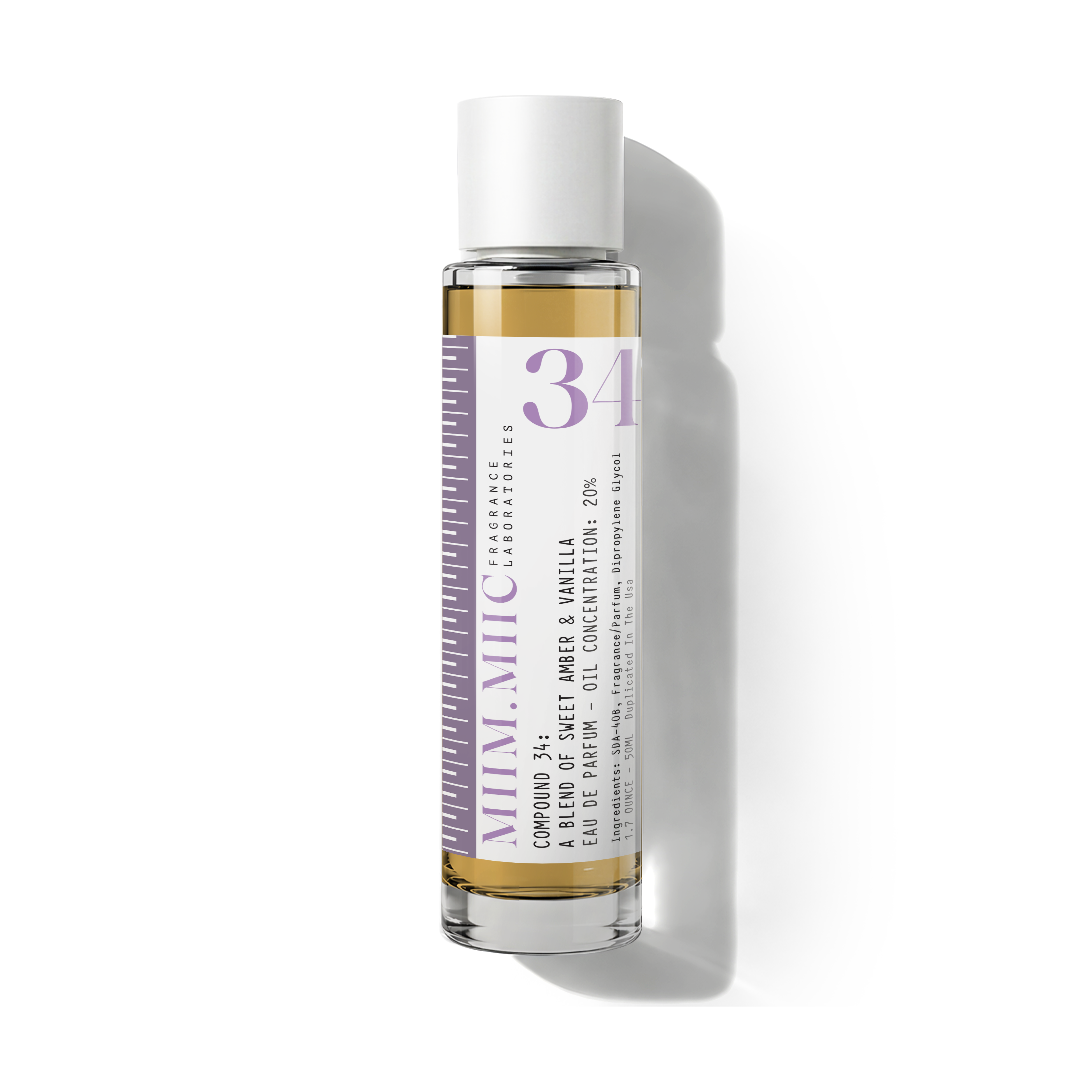 No 34 Sweet Amber & Vanilla