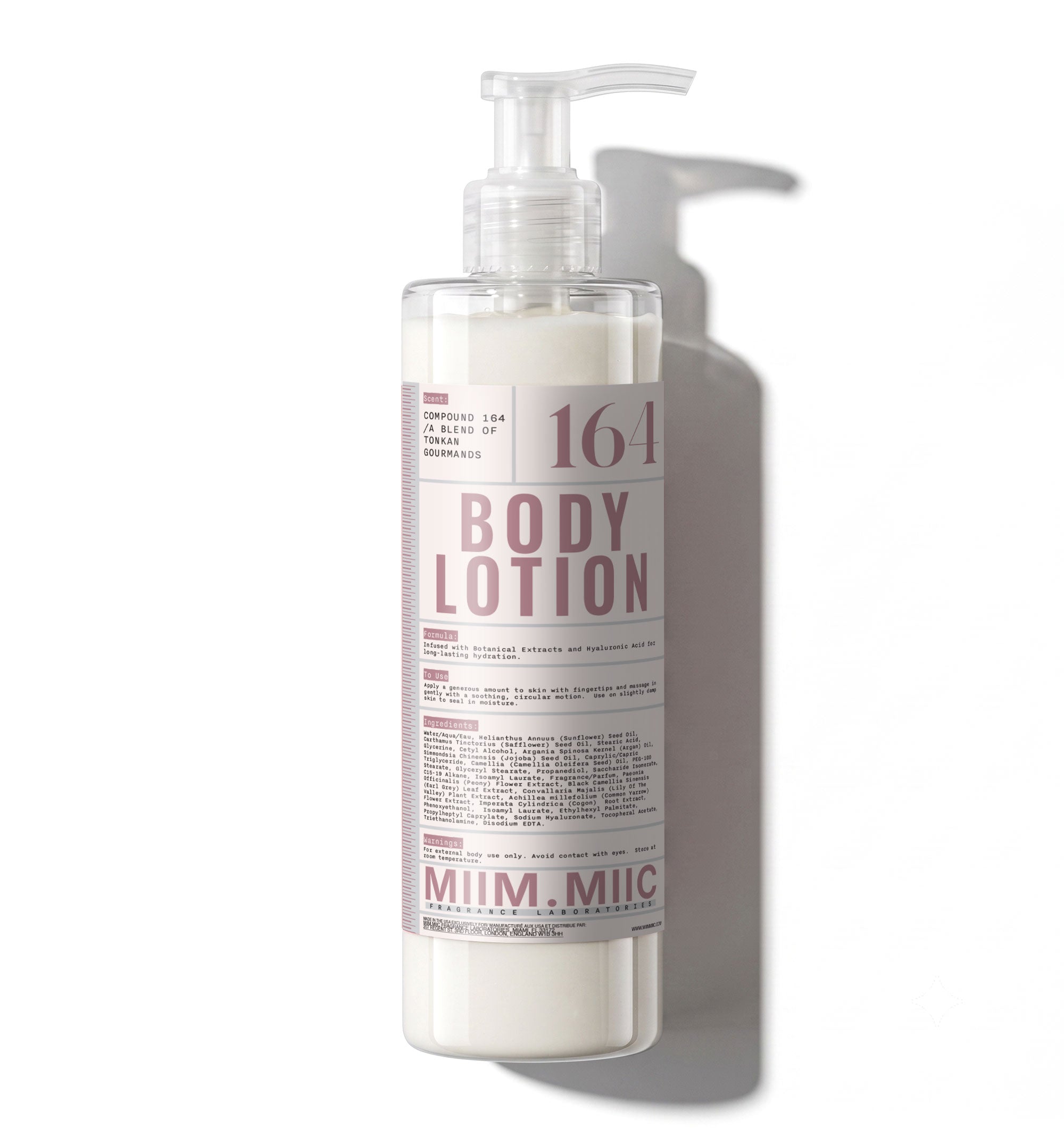 No 164 TONKAN GOURMAND Moisture Lock Body Lotion – MIIM.MIIC