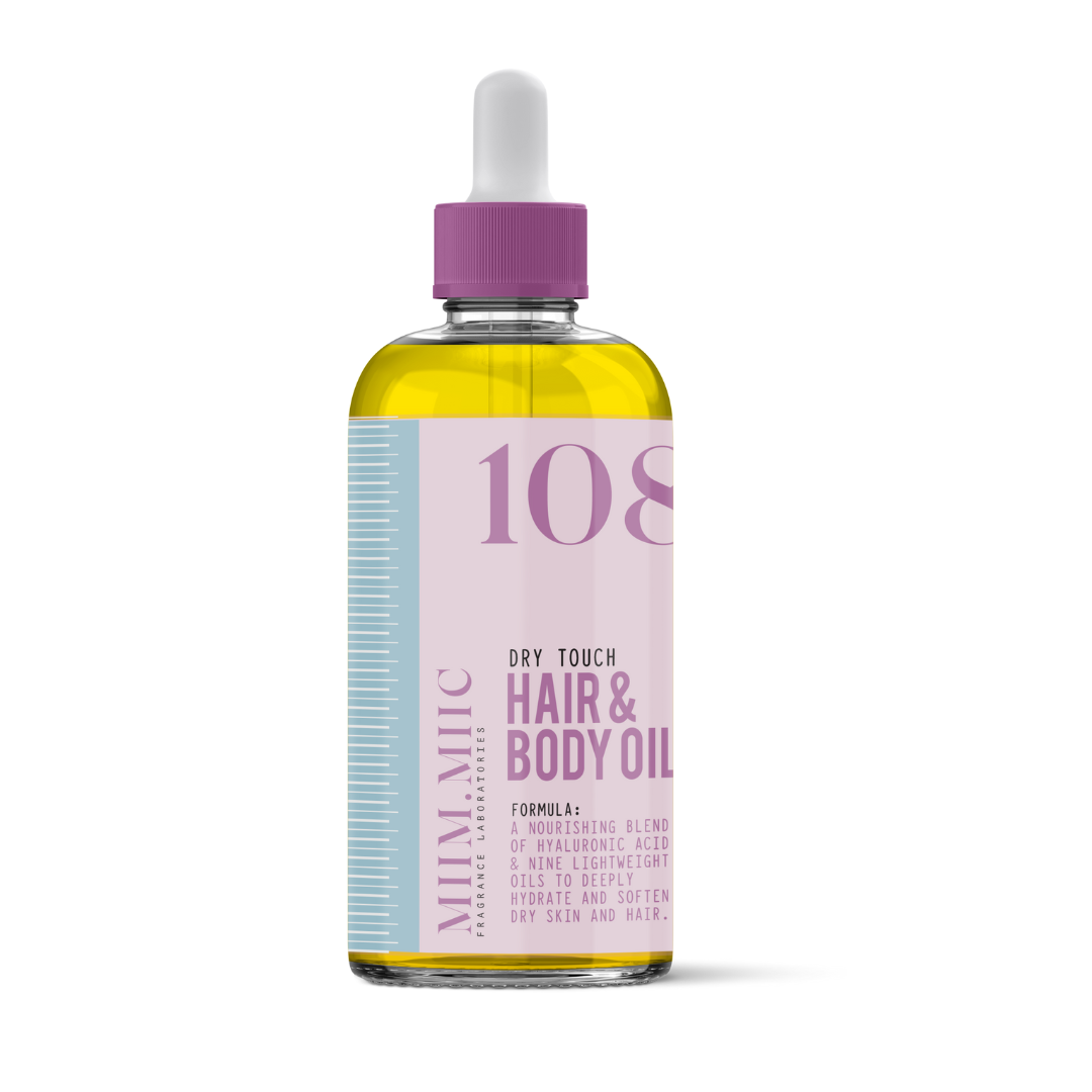 No 108 WARM VANILLA SYRUP Hair & Body Oil