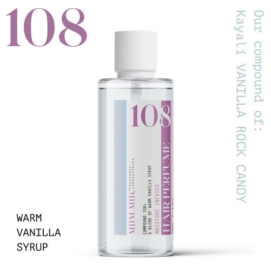 No 108 WARM VANILLA SYRUP Soft Touch Hair Perfume