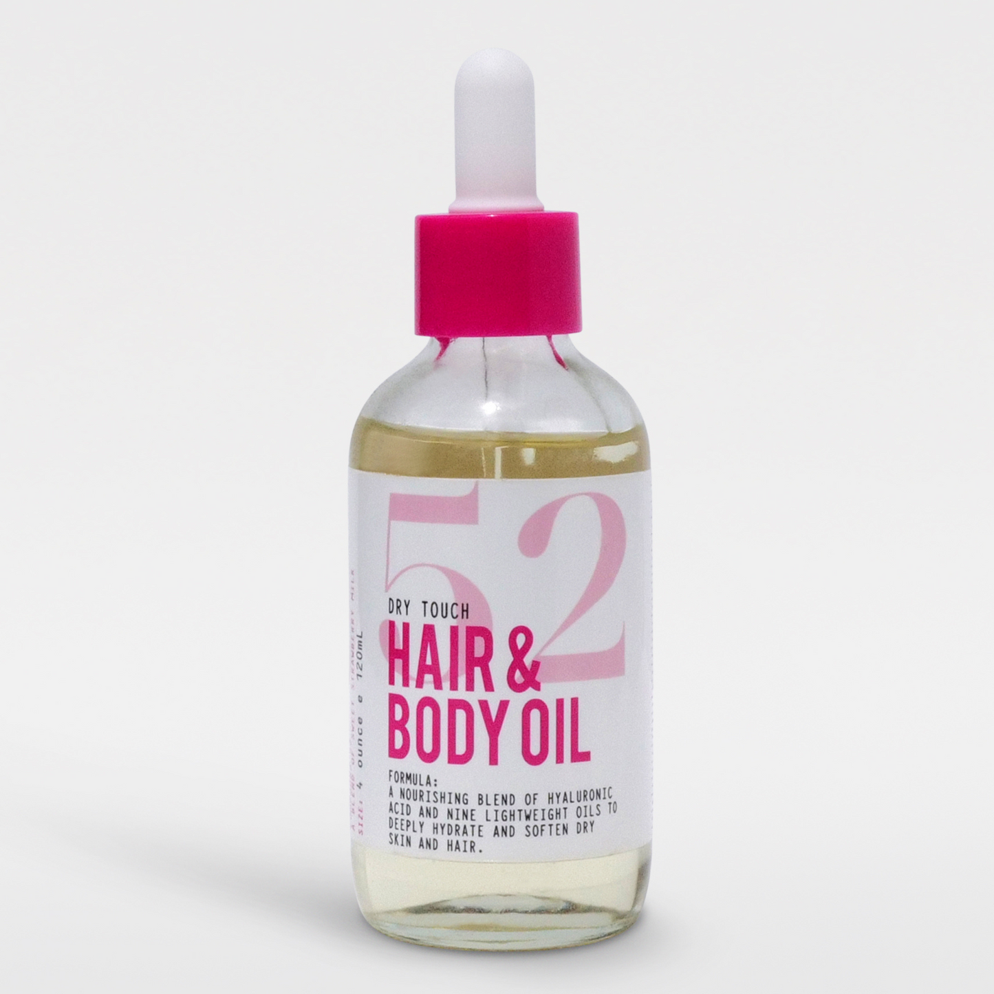 No 52 Sweet Strawberry Milk Hair and Body Oil