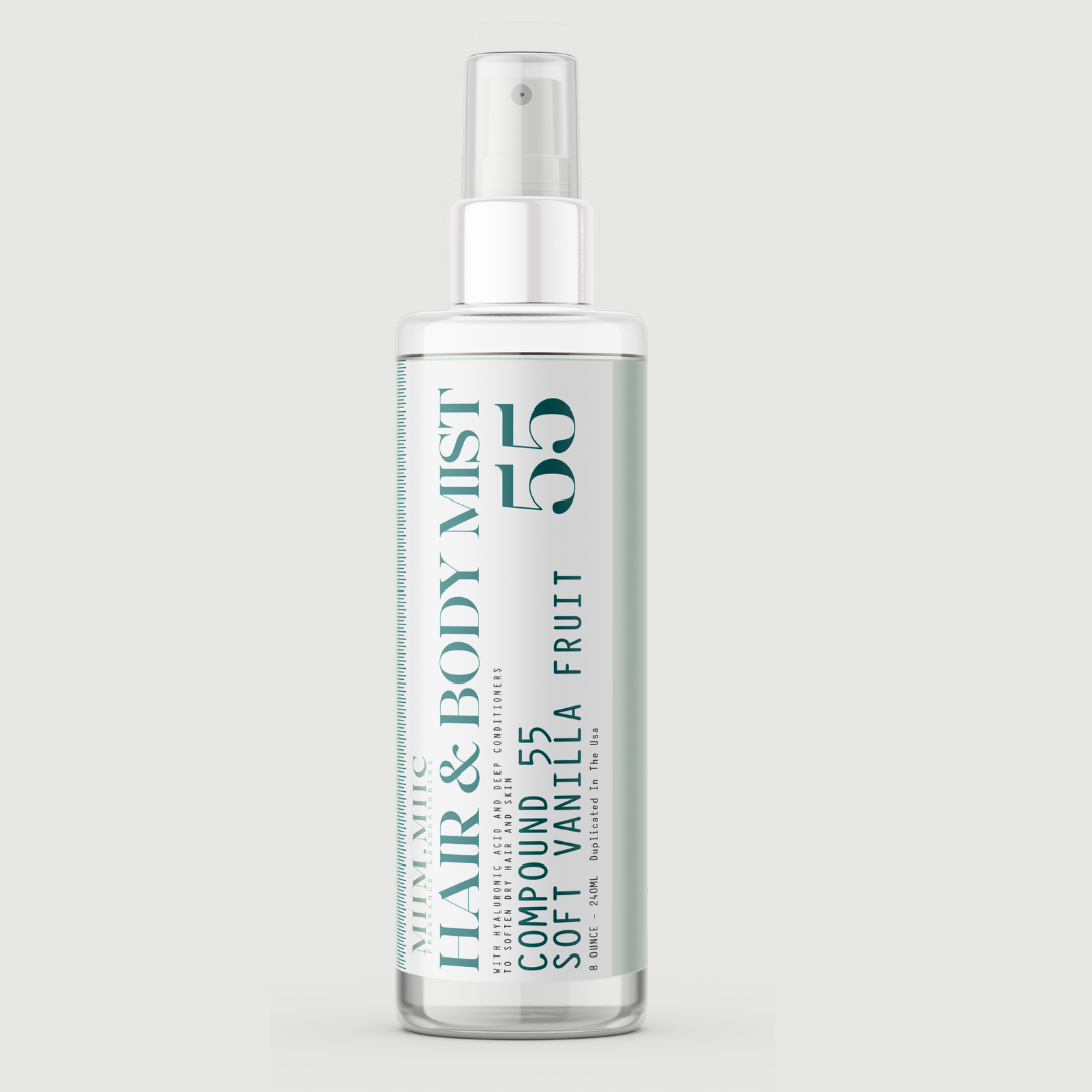 No 55 SOFT VANILLA FRUIT Hair & Body Mist – MIIM.MIIC No 55 SOFT VANILLA FRUIT Hair & Body Mist – MIIM.MIIC