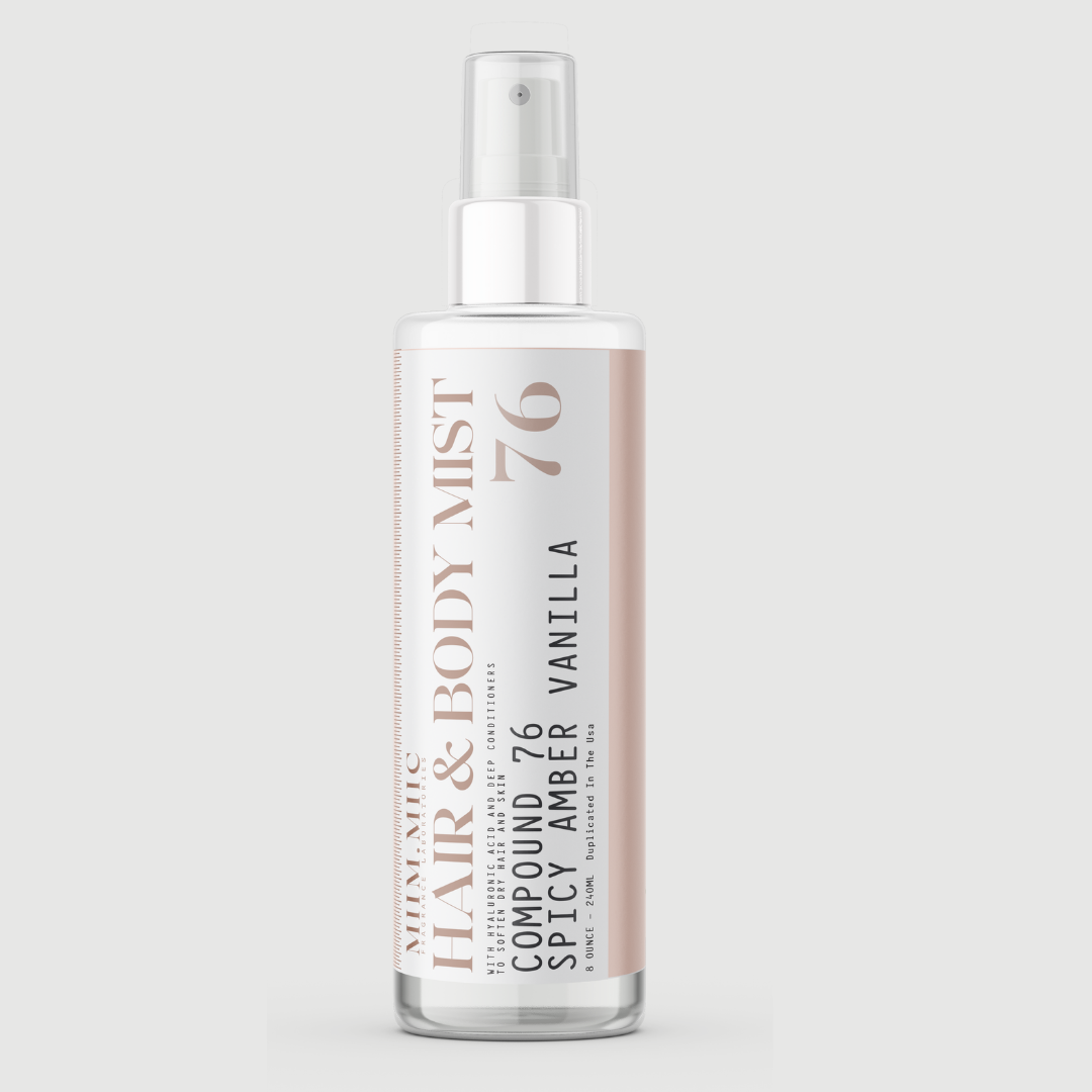 No 76 SPICY AMBER VANILLA Hair & Body Mist – MIIM.MIIC No 76 SPICY AMBER VANILLA Hair & Body Mist – MIIM.MIIC