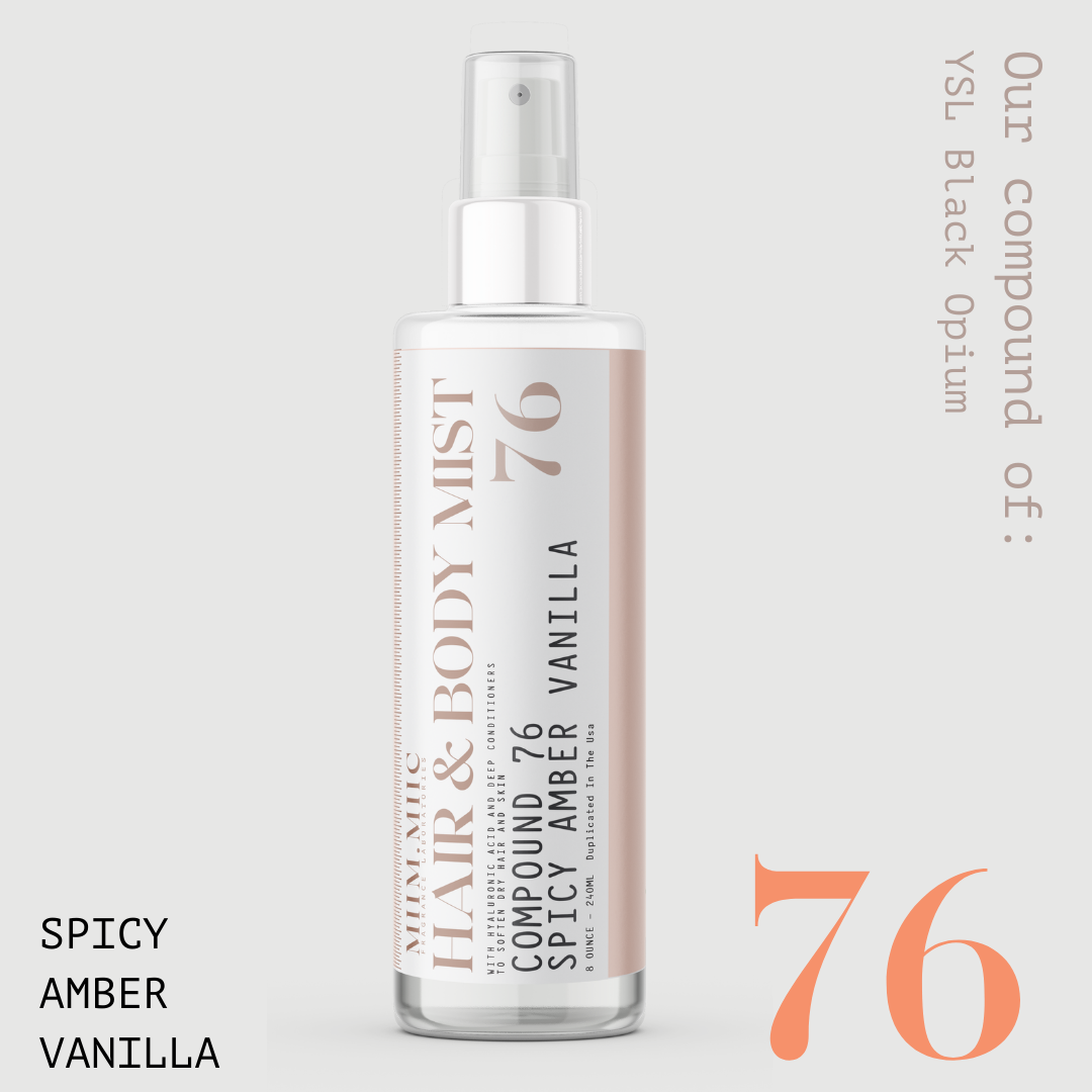 No 76 SPICY AMBER VANILLA Hair & Body Mist