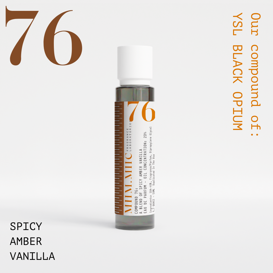 No 76 SPICY AMBER VANILLA Eau De Parfum