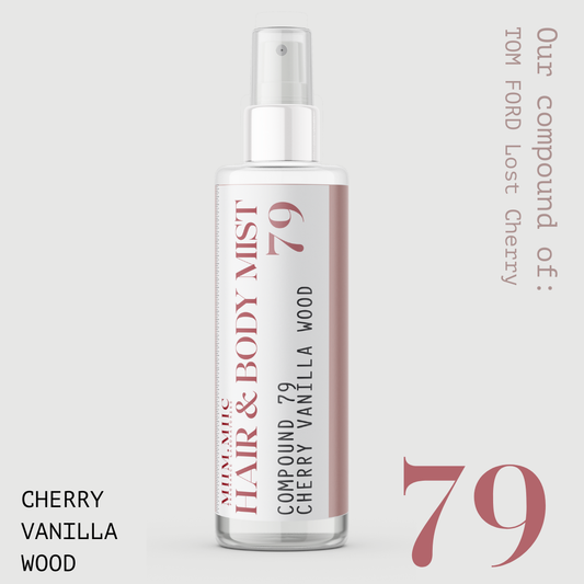 No 79 CHERRY VANILLA WOOD Hair & Body Mist