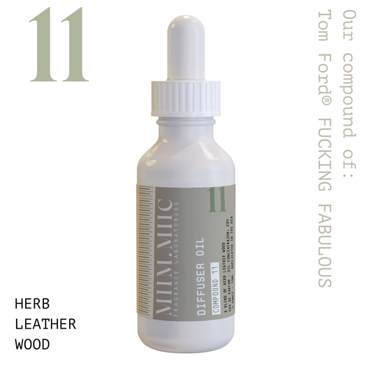 No 11 HERB LEATHER WOOD Diffuser Oil - MIIM.MIIC