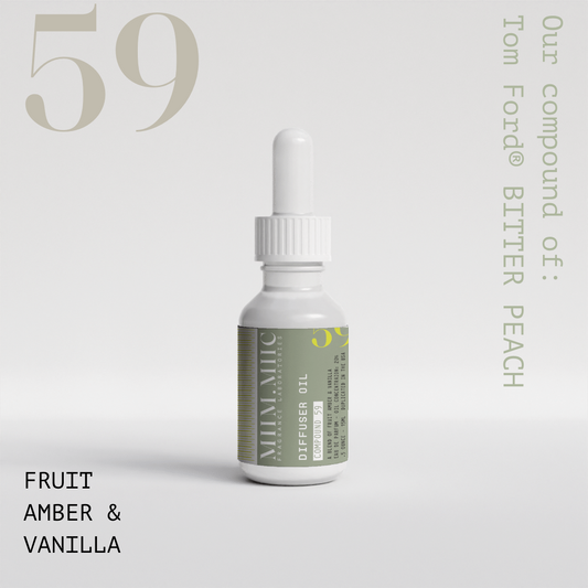 No 59 FRUIT AMBER & VANILLA Diffuser Oil