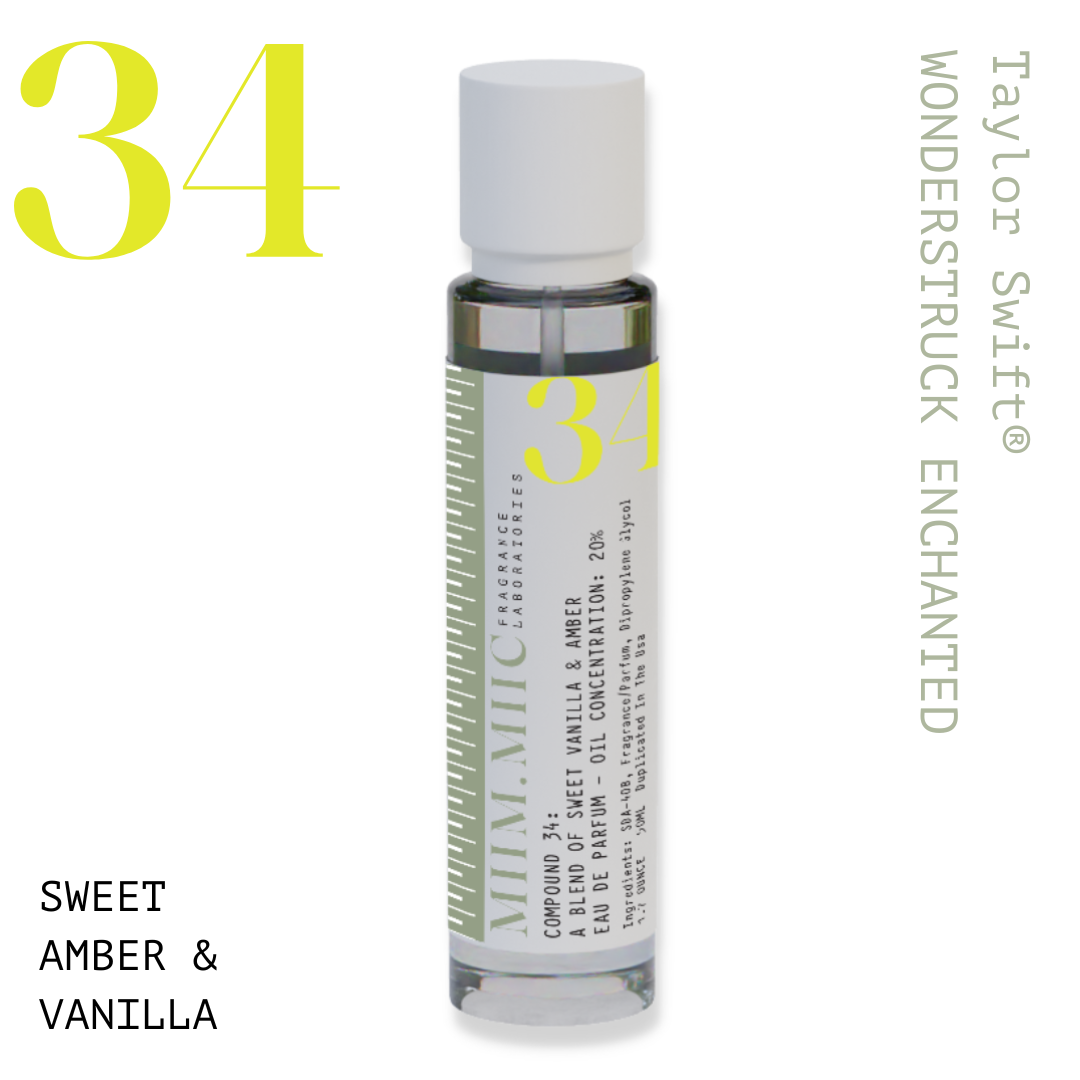 No 34 Sweet Amber & Vanilla - MIIM.MIIC