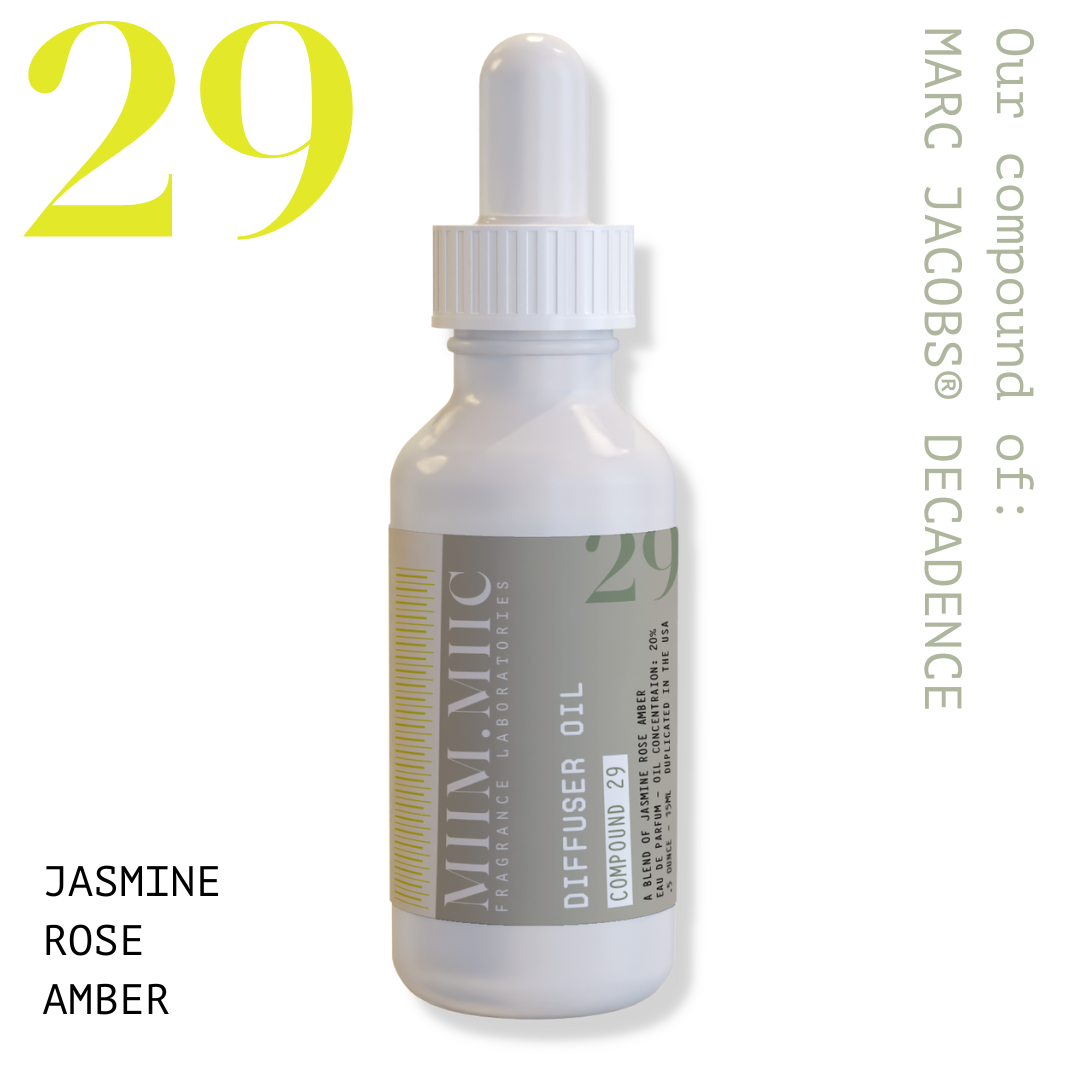 NO 29 JASMINE ROSE AMBER Diffuser Oil - MIIM.MIIC