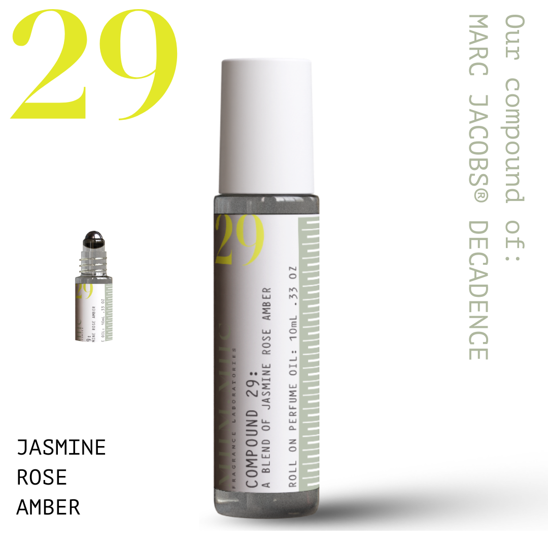 NO 29 JASMINE ROSE AMBER Roll-On Perfume - MIIM.MIIC