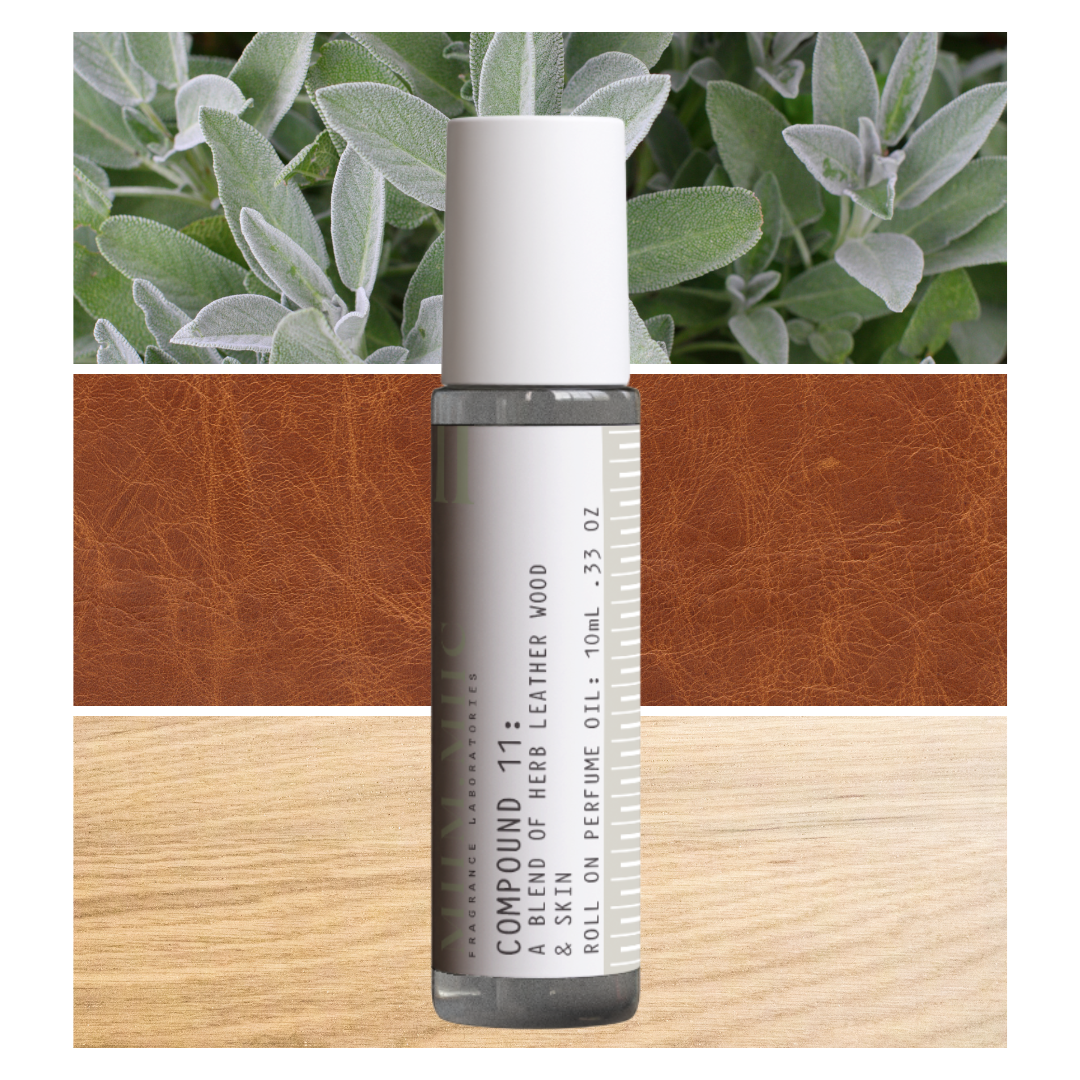 No 11 HERB LEATHER WOOD Roll-On Perfume - MIIM.MIIC