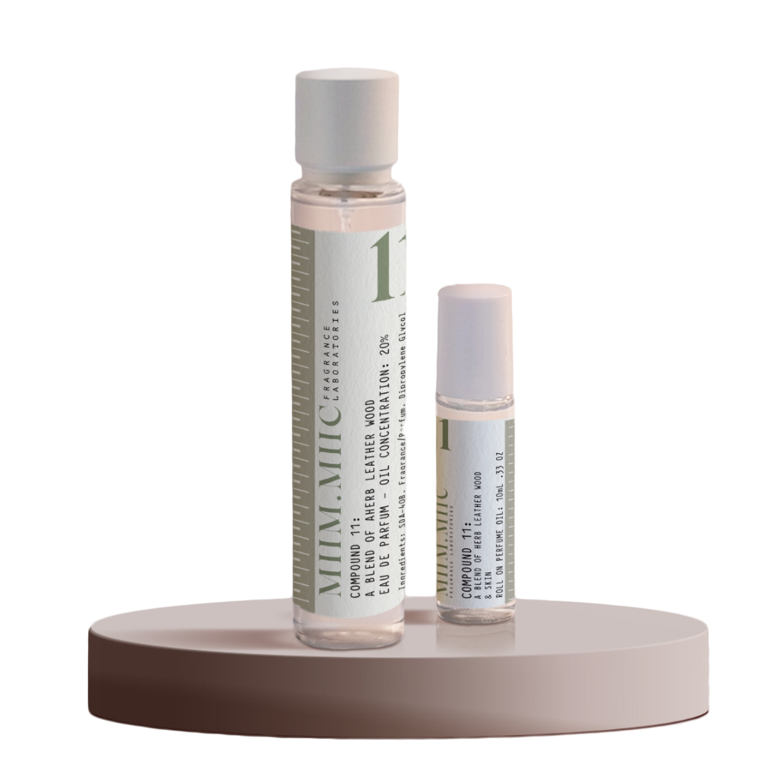 No 11 HERB LEATHER WOOD DUO - MIIM.MIIC