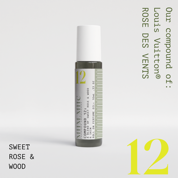 No 12 SWEET ROSE & WOOD Roll-On Perfume – MIIM.MIIC
