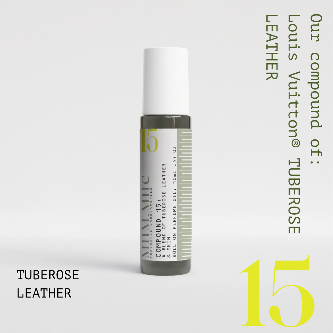 No 15 TUBEROSE LEATHER Roll-On Perfume - MIIM.MIIC