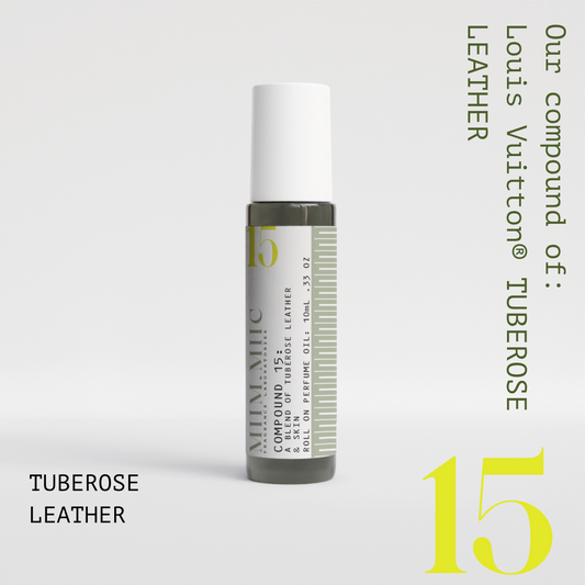 No 15 TUBEROSE LEATHER Roll-On Perfume - MIIM.MIIC