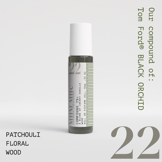 No 22 PATCHOULI FLORAL WOOD Roll-On Perfume - MIIM.MIIC
