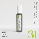 No 31: WOODY COCOA VANILLA Roll-On Perfume - MIIM.MIIC