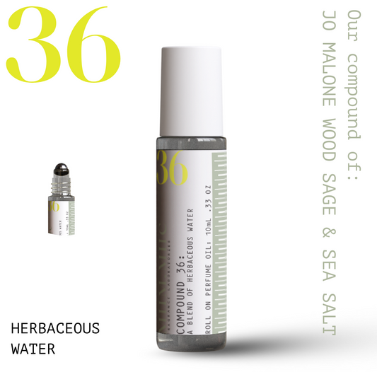 No 36 Herbaceous Water Roll-On Perfume - MIIM.MIIC