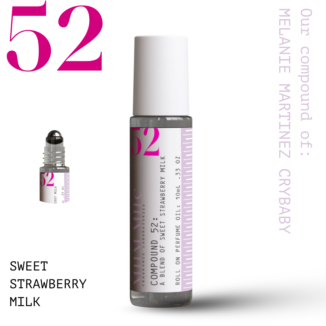 No 52: Sweet Strawberry Milk Roll-On Perfume - MIIM.MIIC