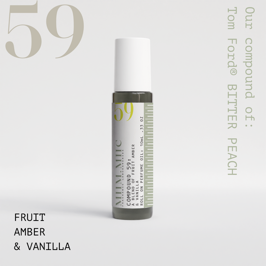 No 59 FRUIT AMBER & VANILLA Roll-On Perfume - MIIM.MIIC