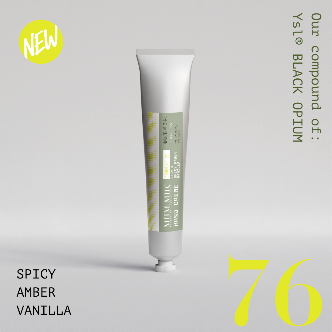 No 76 SPICY AMBER VANILLA Hand Creme - MIIM.MIIC